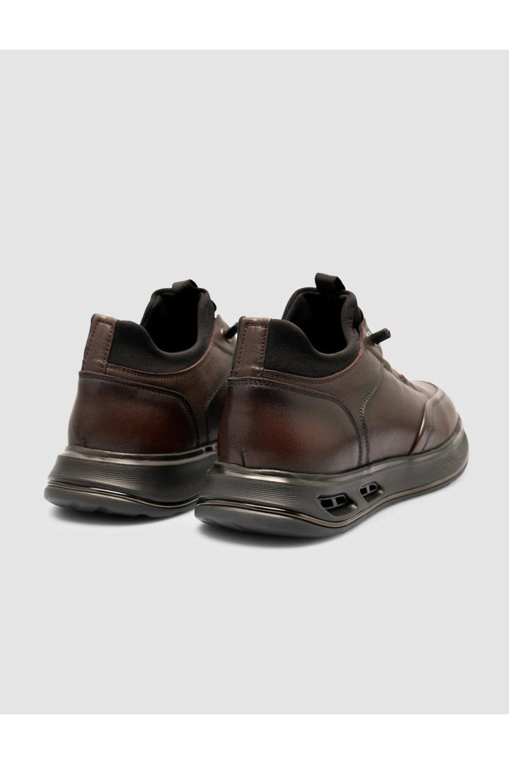 Cabani Shoes Chaussures de sport pour hommes marron avec lacets - Marron