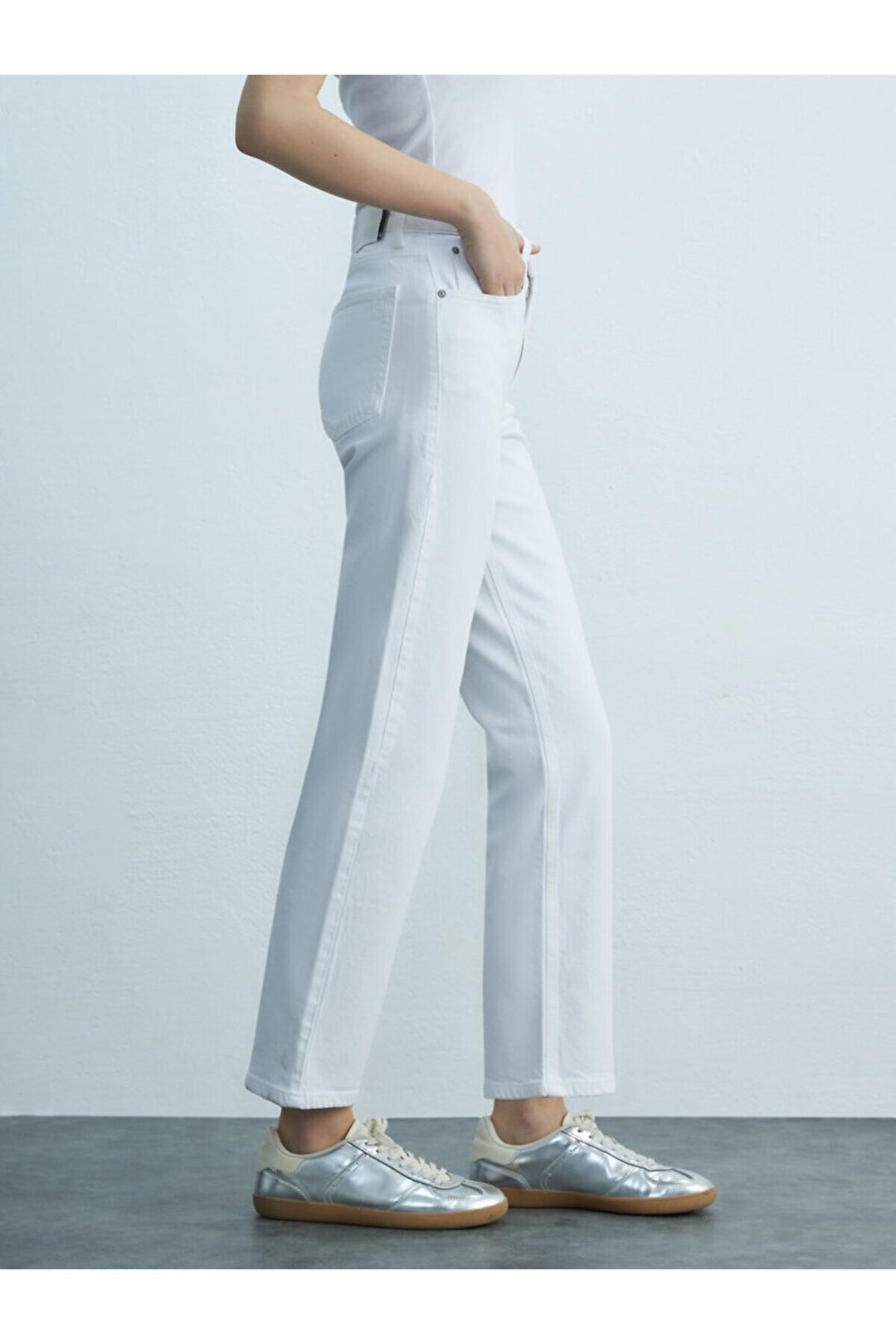 LTB New Wanda Jean Pantolon Droit Coupe Confortable - Blanc_100