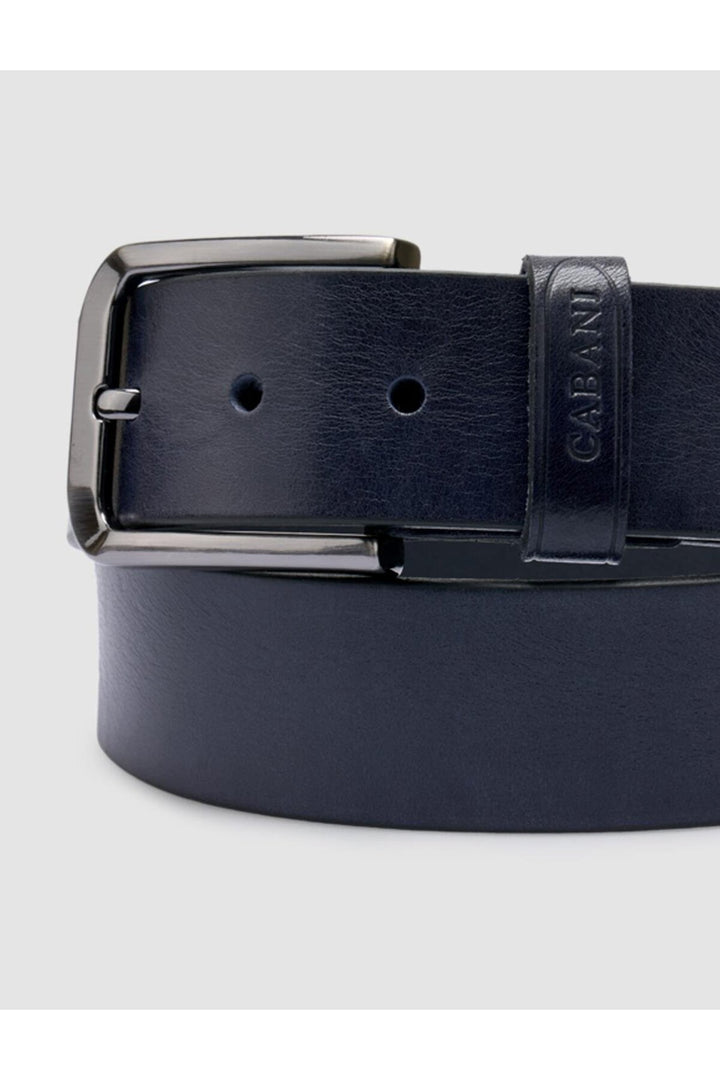 Cabani Shoes %100 Cuir Véritable Ceinture Classique Homme Bleu marine - Bleu marine
