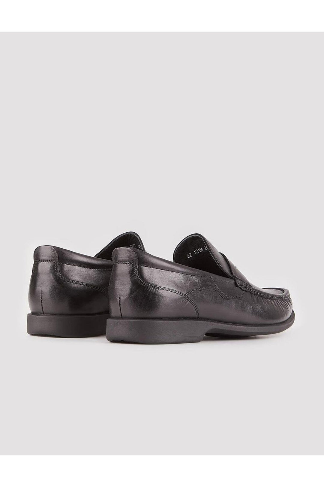 Cabani Shoes Chaussures de ville pour hommes en cuir véritable noires - Noir