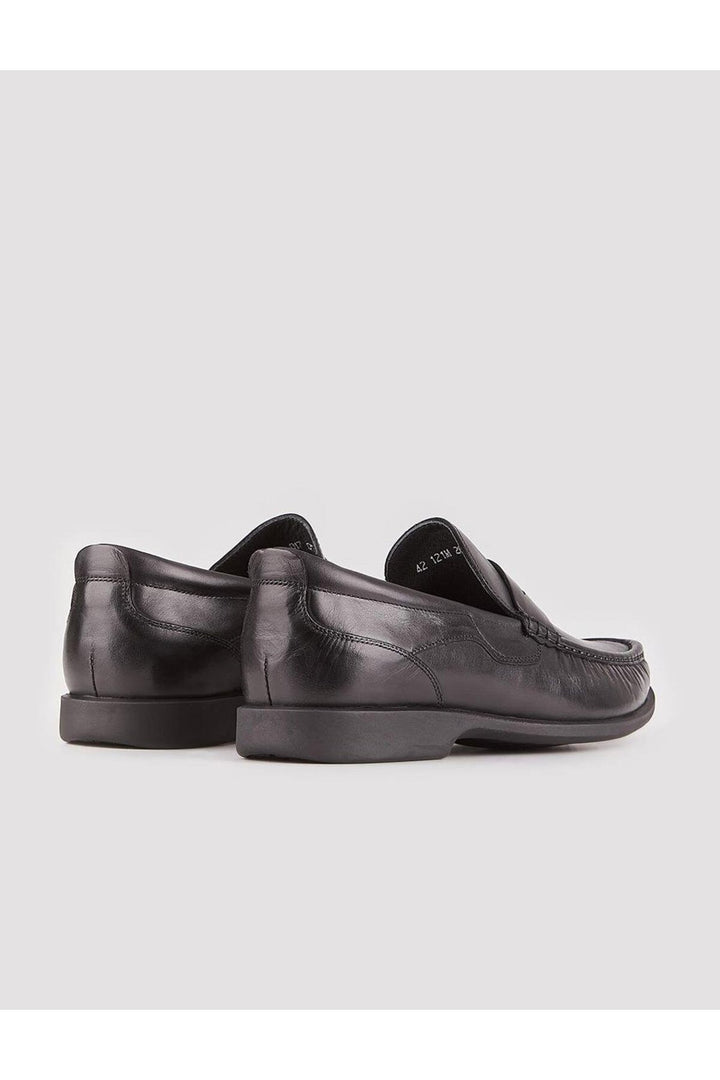 Cabani Shoes Chaussures de ville pour hommes en cuir véritable noires - Noir