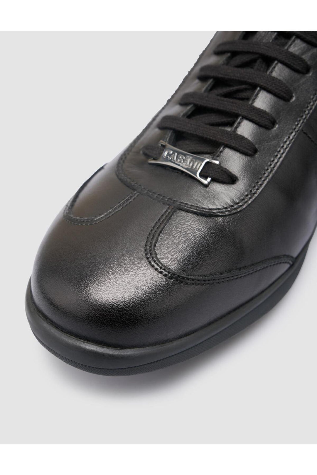 Cabani Shoes %100 Cuir véritable Baskets noires pour hommes - Multicolore