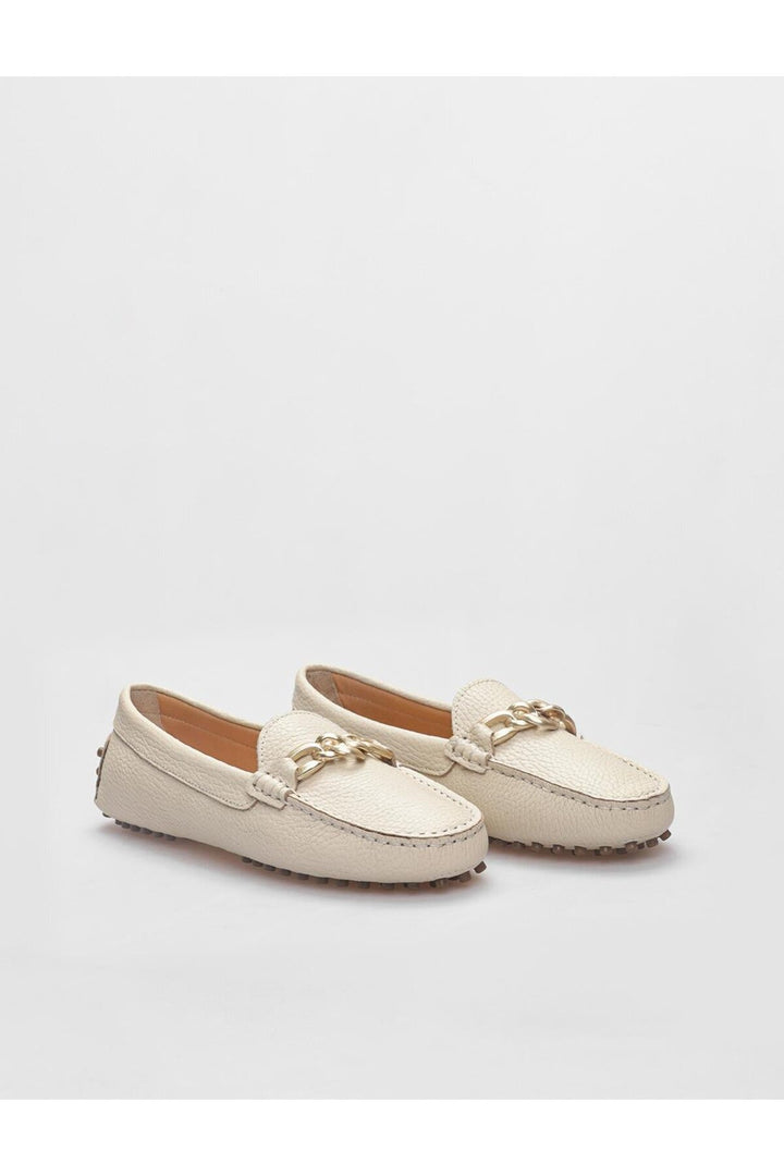 Cabani Shoes Chaussures pour femmes en cuir véritable beige loafer - Beige