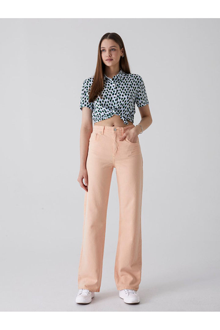 LTB Pantalon Wide Leg Danıca - karişik_
