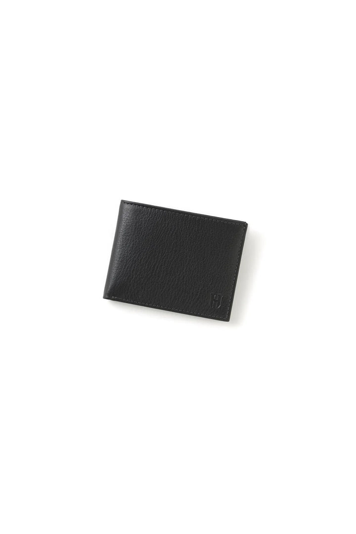 helmbrook Portefeuille en cuir véritable pour homme Multi-Bay RFID Protected Dean Grey