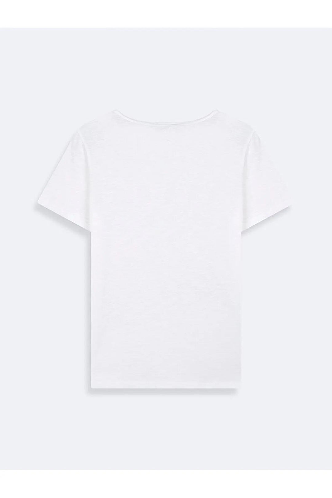 LTB T-shirt blanc à manches courtes sous pression HOBESA 1225801286089100 pour femme
