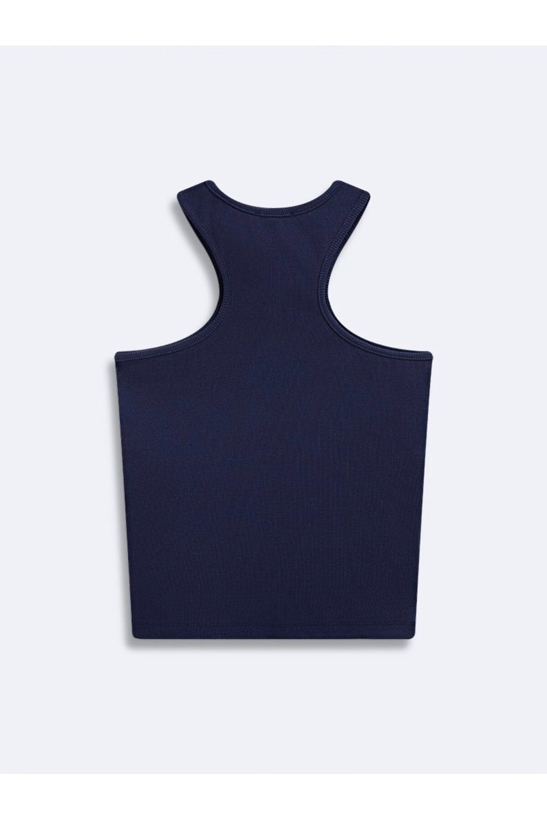 LTB Singlet bleu marine basique côtelé sans manches
