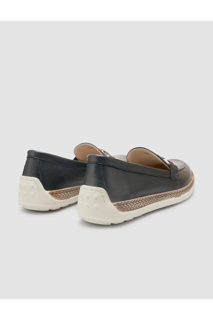 Cabani Shoes %100 Cuir Véritable Mocassins Femme Noir - Noir
