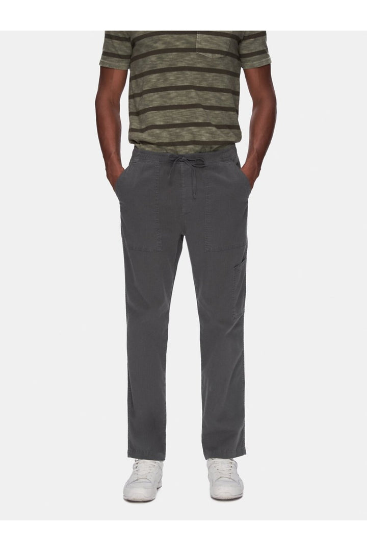 LTB Pantalon droit en gabardine anthracite