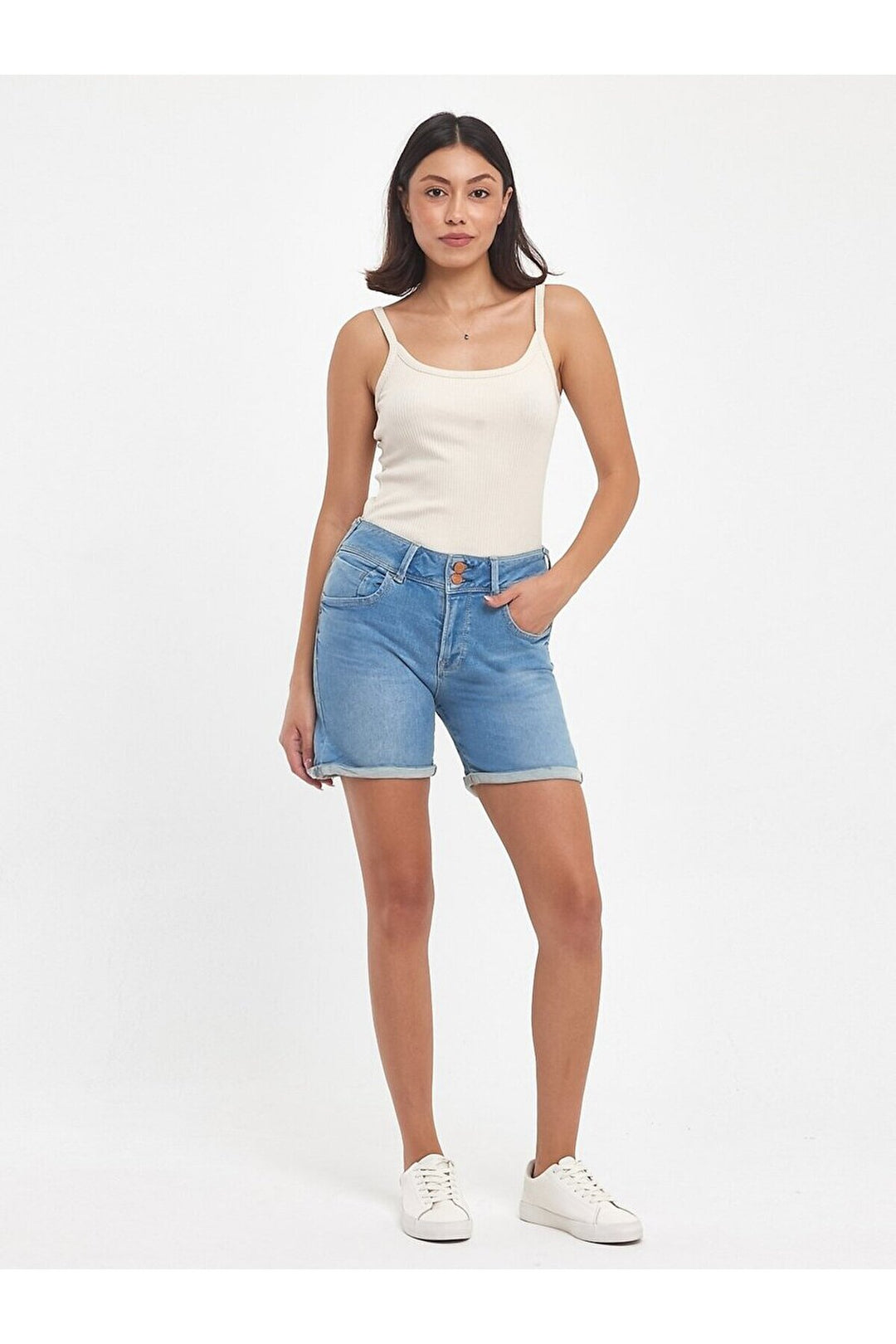 LTB Short en jean taille moyenne Rosina