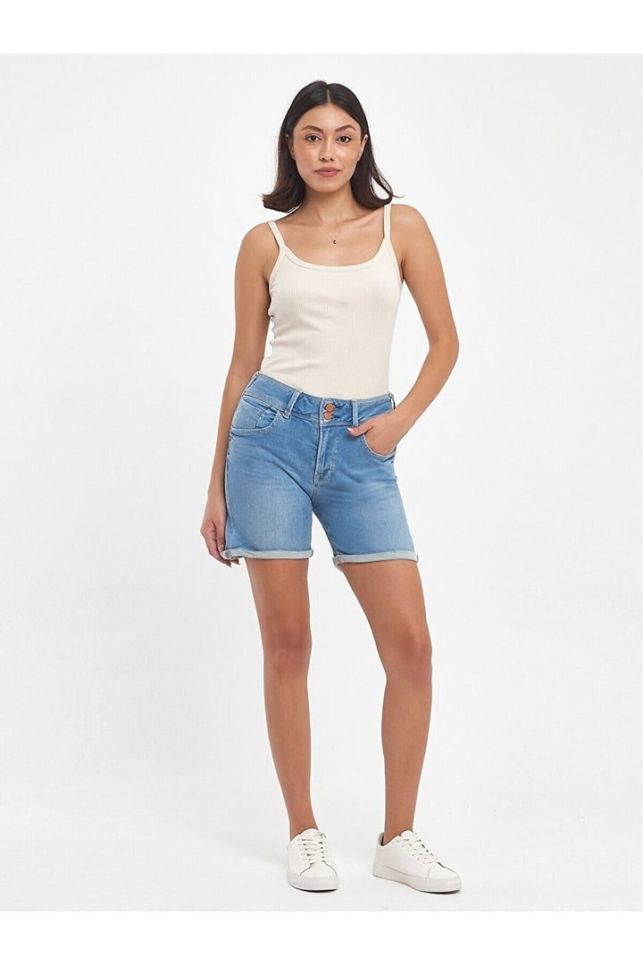 LTB Short en jean taille moyenne Rosina