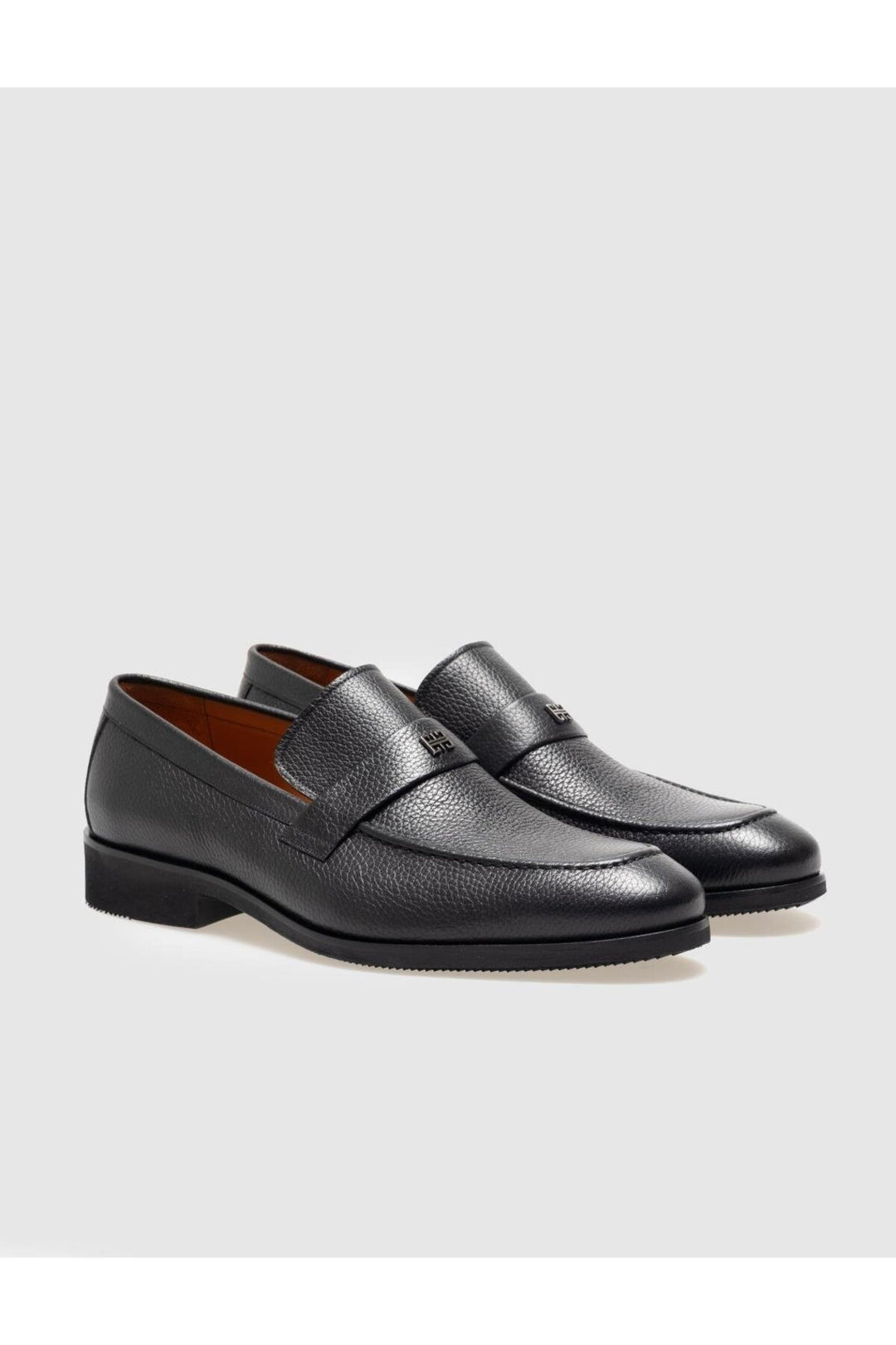 Cabani Shoes Chaussures classiques pour hommes en cuir véritable noires - Noir