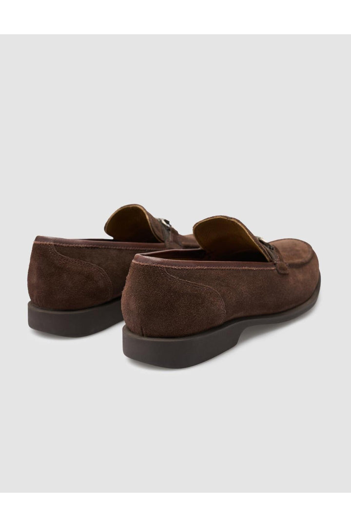 Cabani Shoes Chaussures décontractées pour hommes en cuir véritable suédé marron - Marron