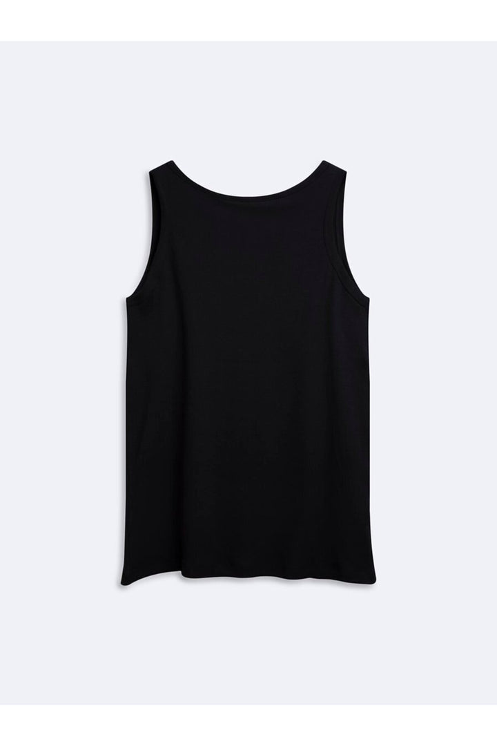 LTB Débardeur Basic Noir Manches Courtes - Noir