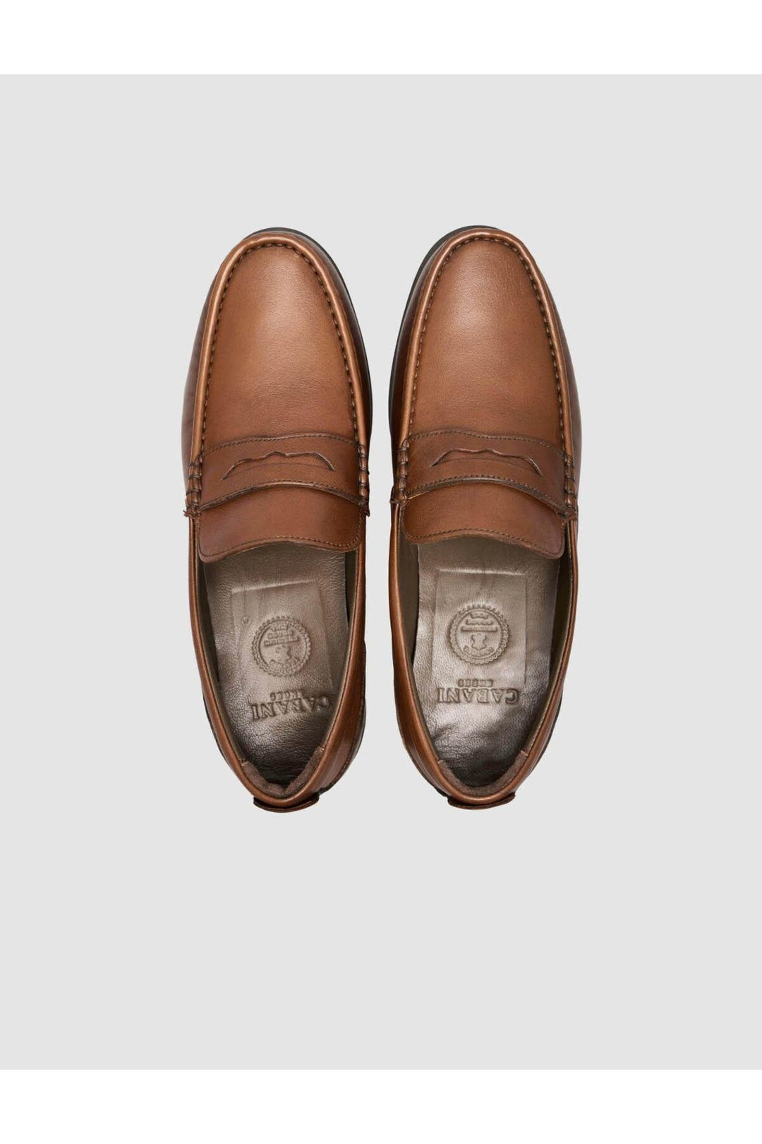 Cabani Shoes %100 Cuir Véritable Chaussures Quotidiennes Pour Hommes Marron - Tabac