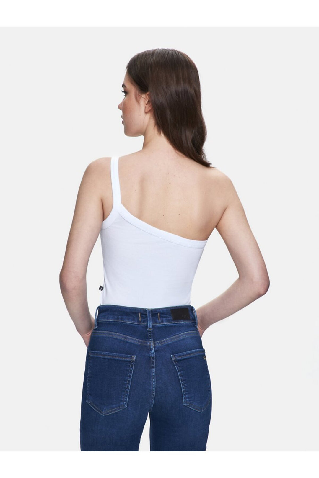 LTB Singlet blanc avec bretelle fine
