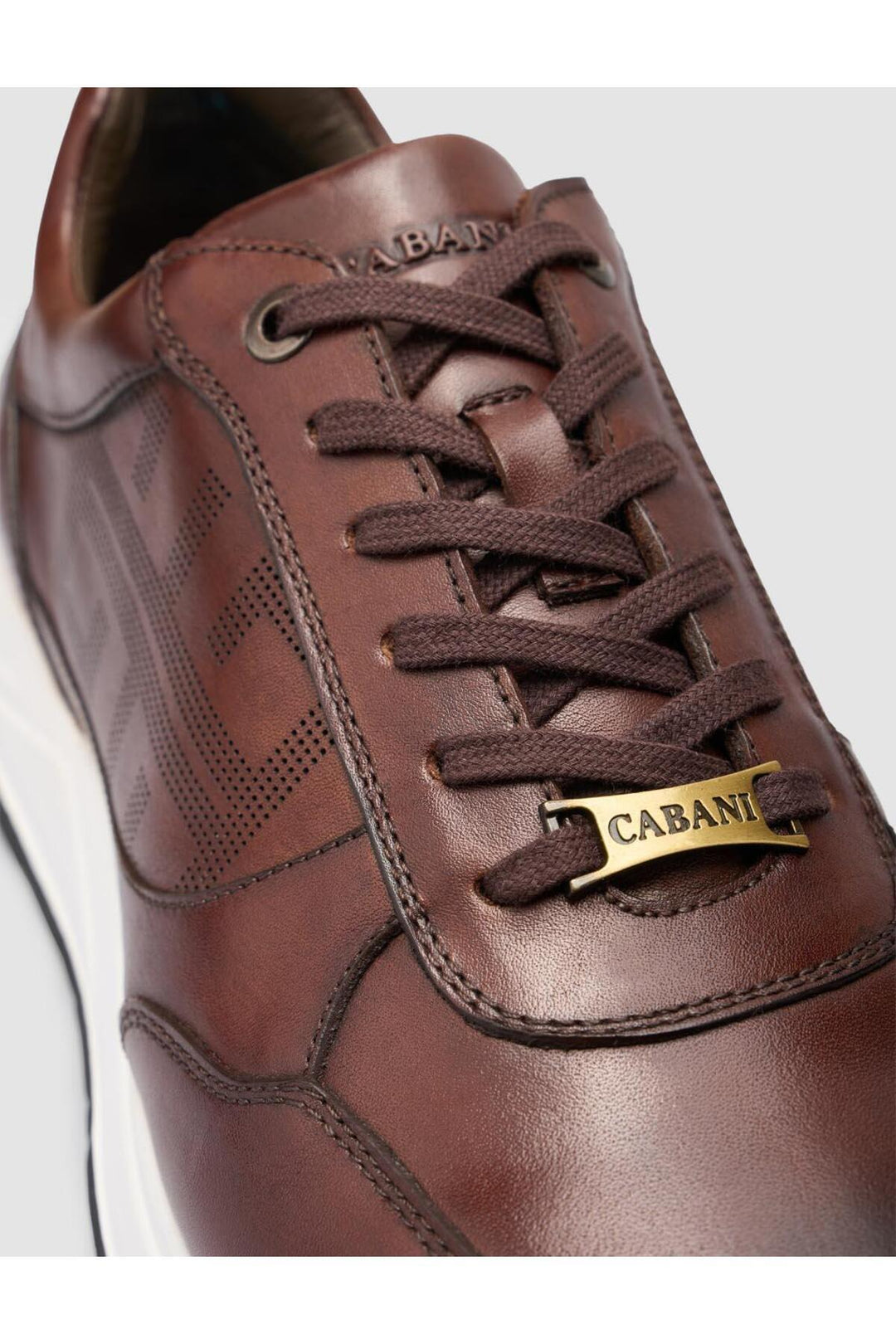 Cabani Shoes Seranar %100 Cuir Véritable Chaussures de Sport pour Hommes Marron - Marron