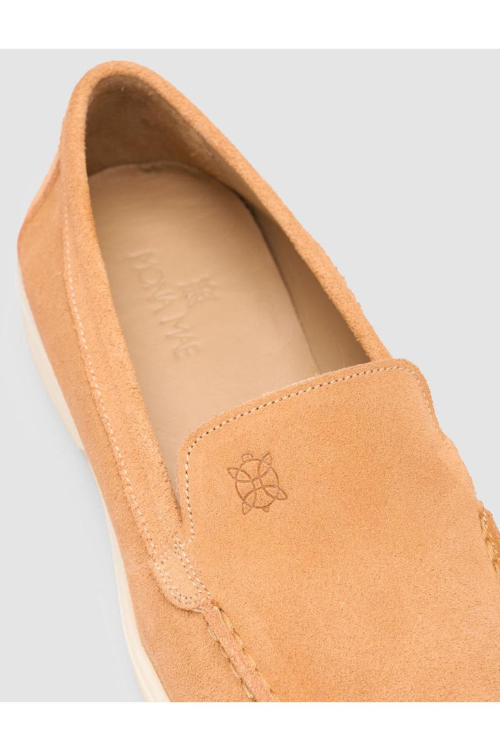 Cabani Shoes MonaMae 100% Cuir Véritable Mocassins Femme Suédé Orange - Orange