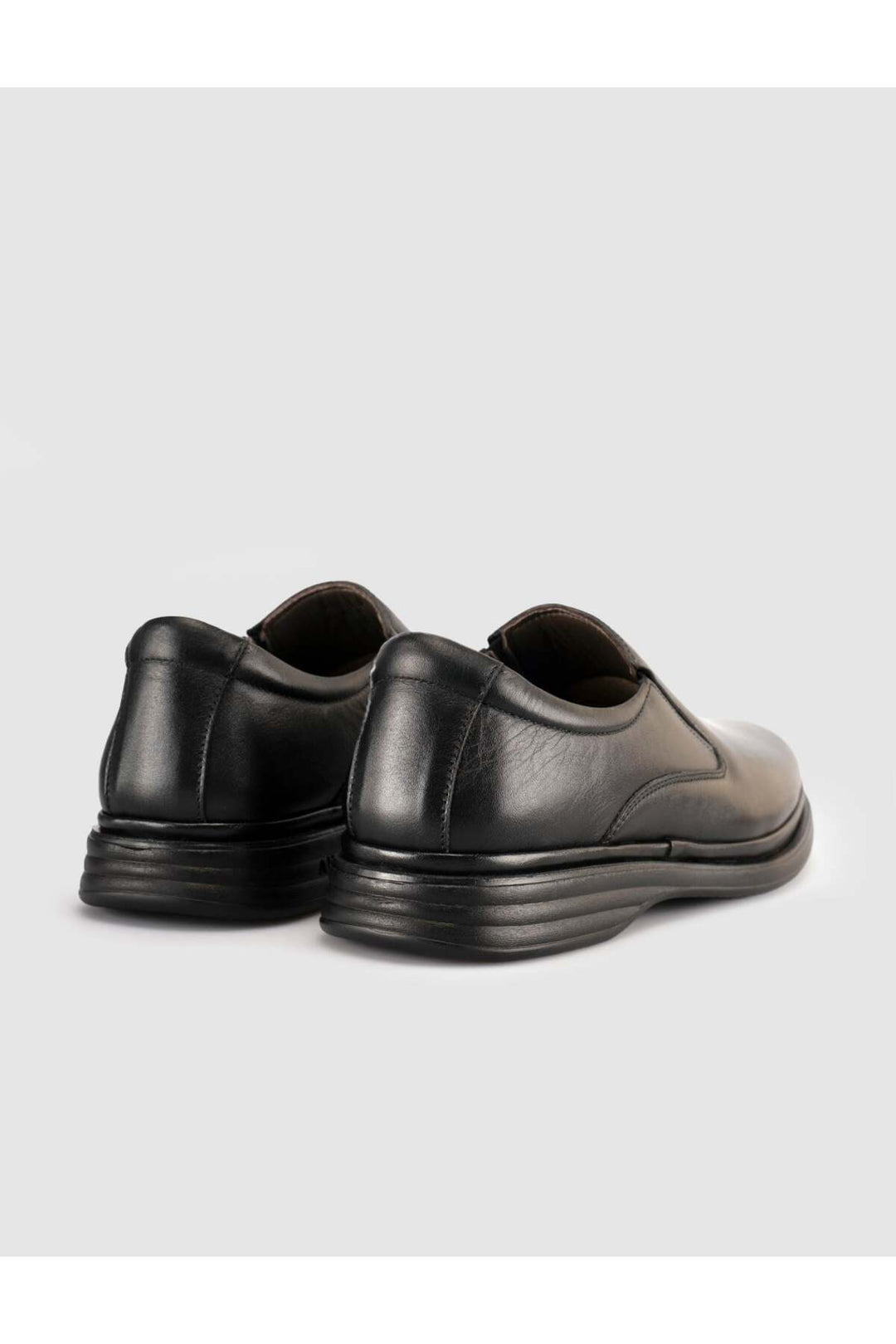 Cabani Shoes Chaussures classiques en cuir véritable noires pour hommes. - Multicolore