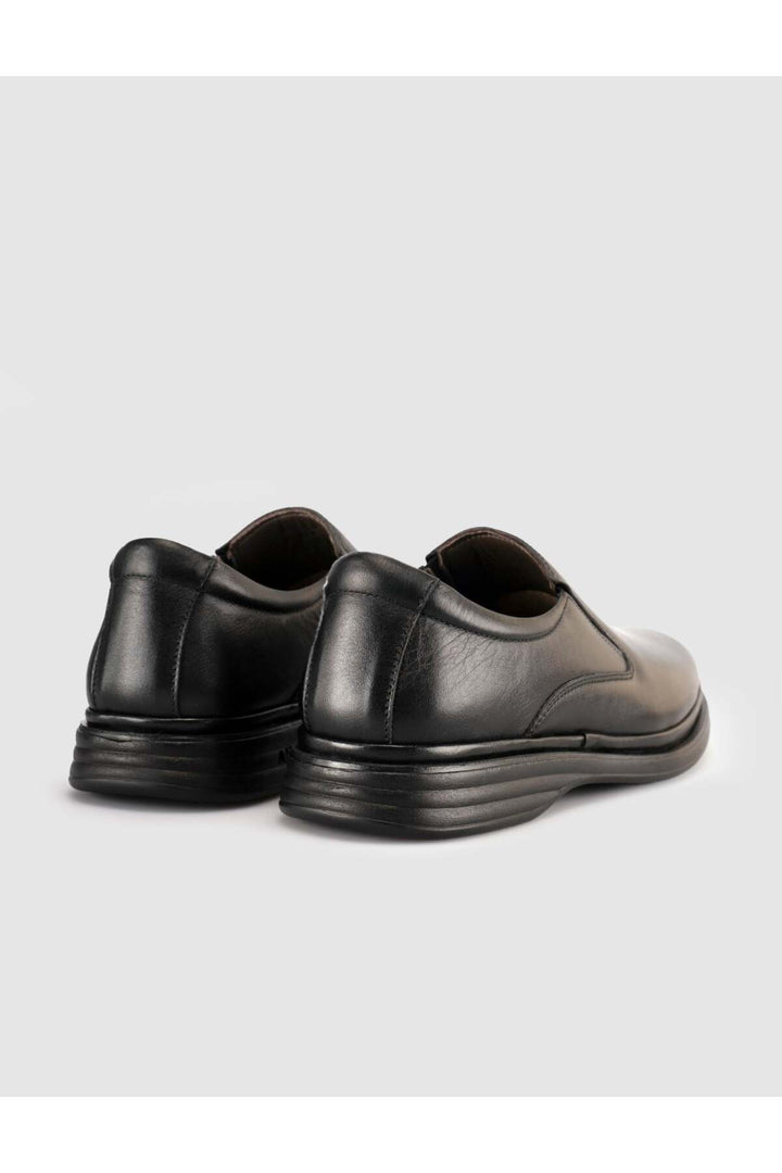 Cabani Shoes Chaussures classiques en cuir véritable noires pour hommes. - Multicolore