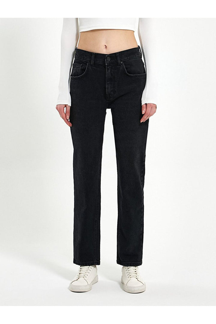 LTB Pantalon droit Lerana Mıd Rıse