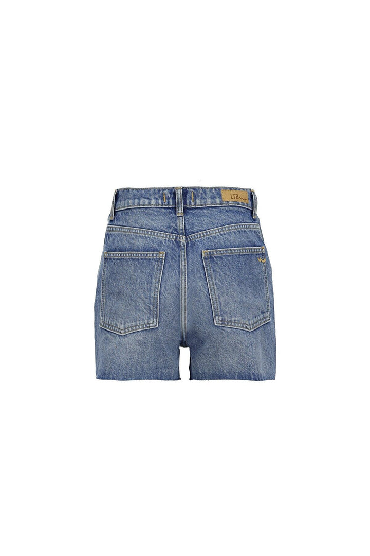 LTB Short en jean taille haute Lari - orta Bleu_