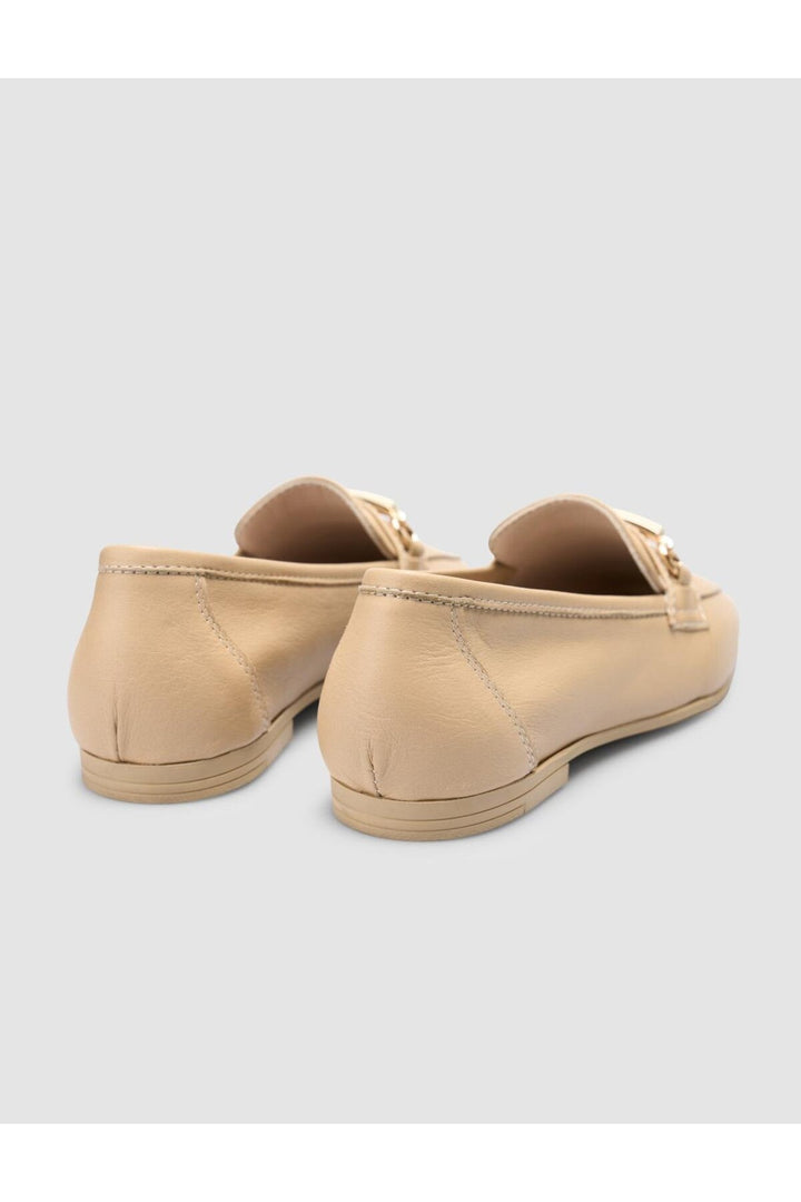 Cabani Shoes %100 Cuir véritable Mocassin femme Vison - Vison