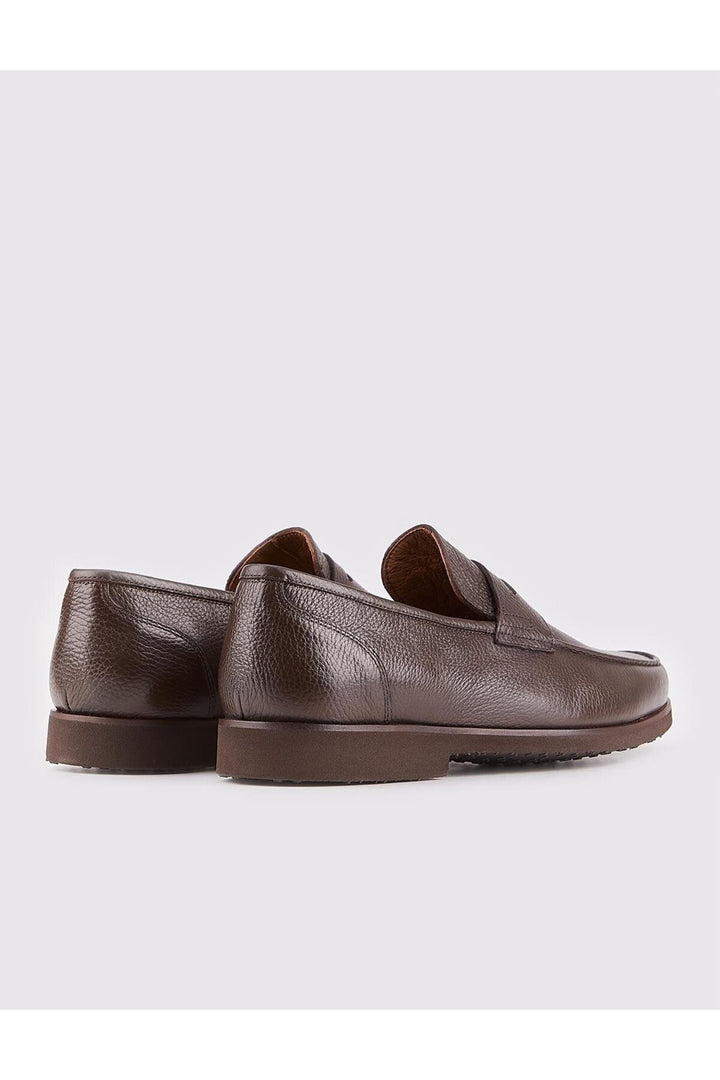 Cabani Shoes Chaussures de ville pour hommes en cuir véritable avec semelle Eva, marron. - Marron