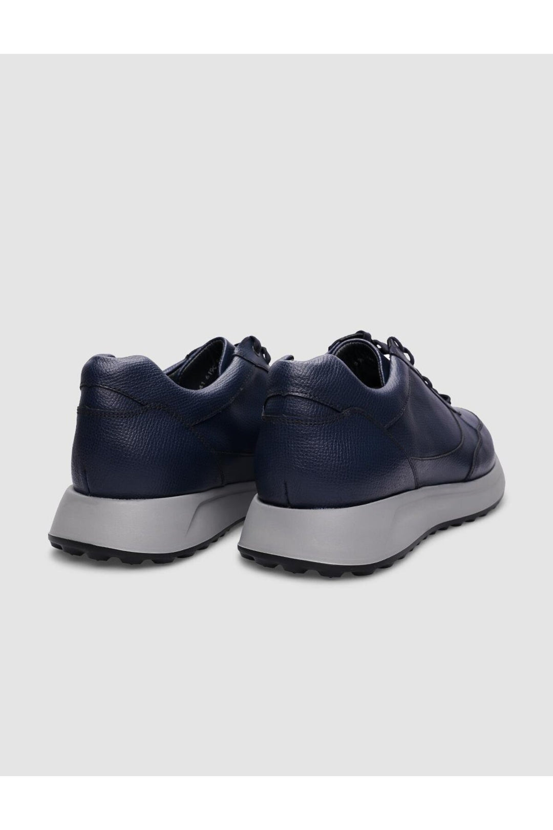 Cabani Shoes %100 Cuir Véritable Chaussures de Sport pour Hommes à Lacets Bleu marine - Bleu marine
