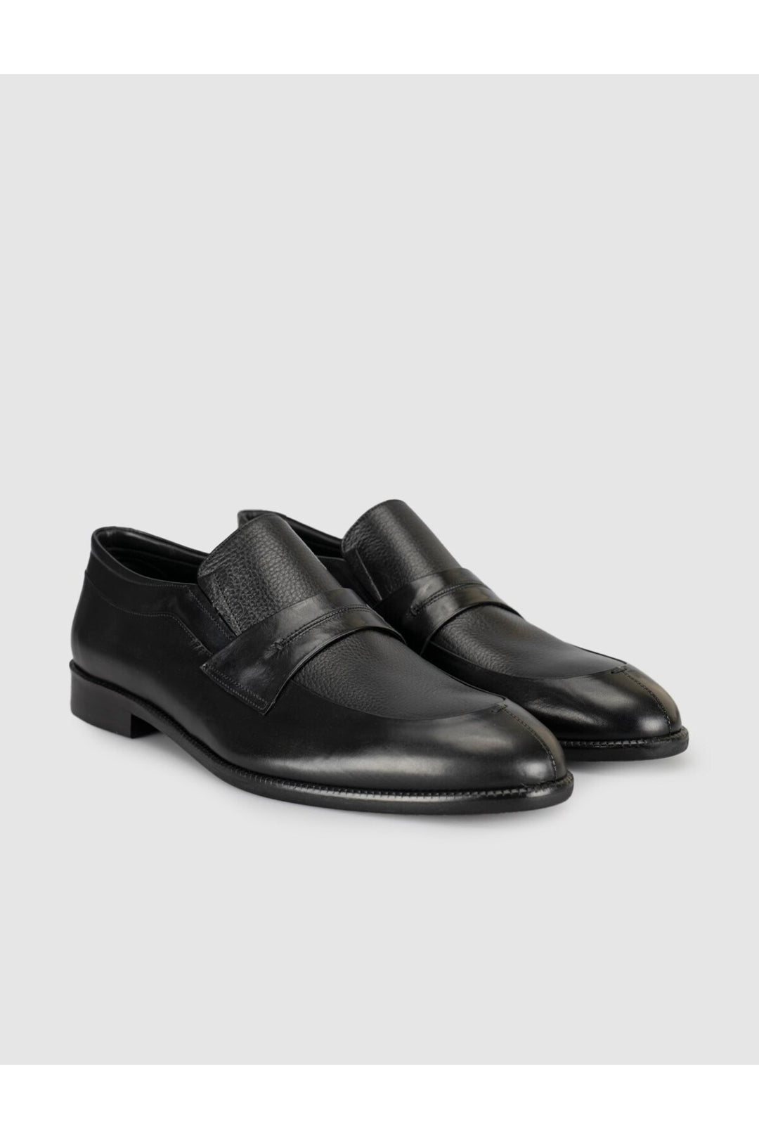 Cabani Shoes Chaussures classiques pour hommes en cuir noir premium - Multicolore