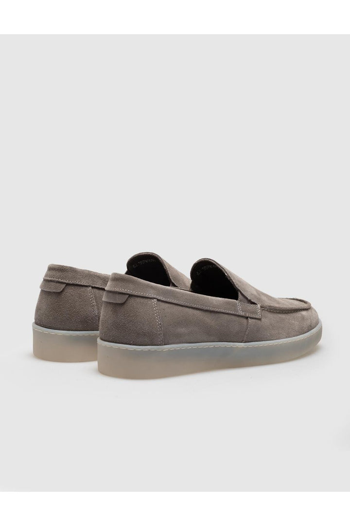 Cabani Shoes Chaussures de ville pour hommes en suède beige en cuir véritable - Multicolore