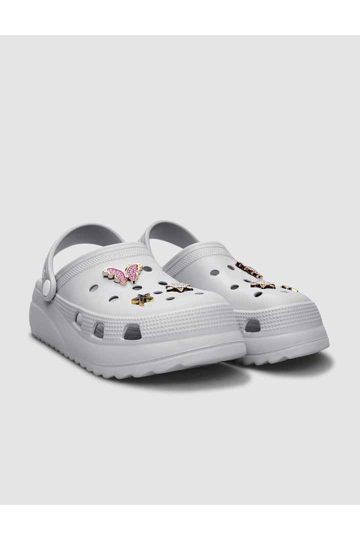 Cabani Shoes Snx Sandales Eva Femme Détails Pierre Gris Clair - Gris clair