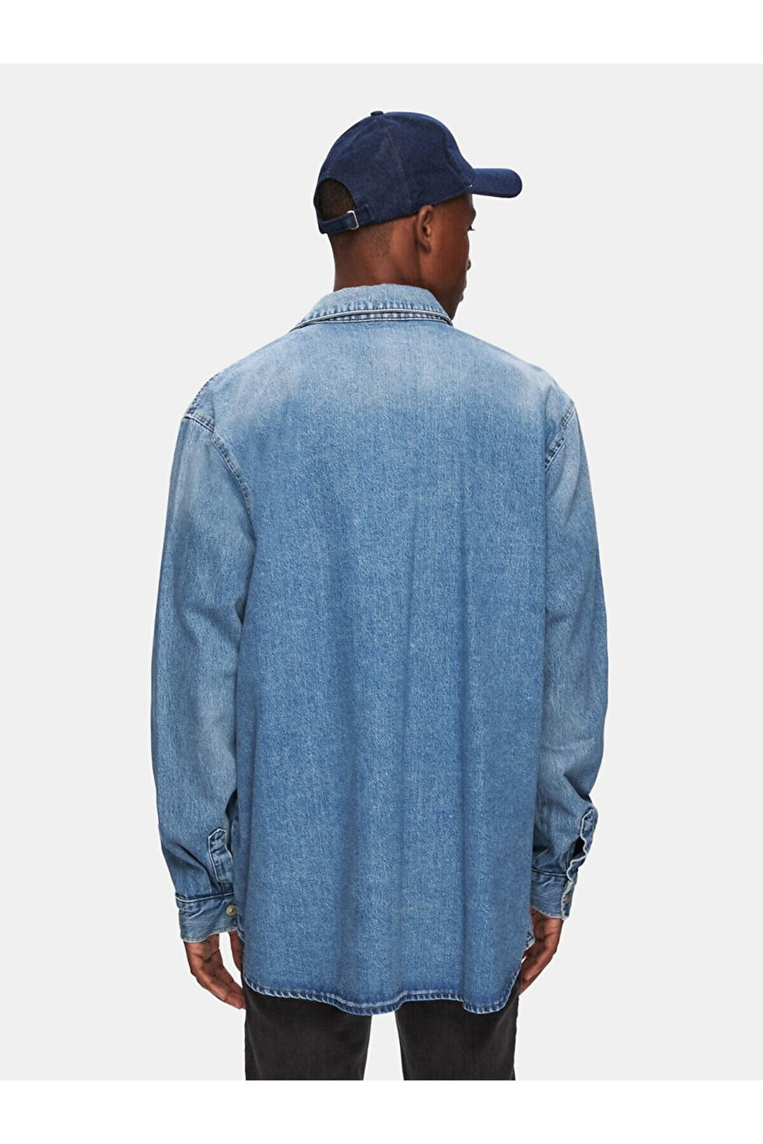 LTB Steven Chemise en Jean Oversize - Clair Bleu_55637
