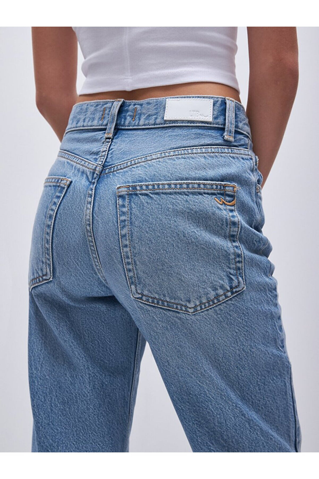 LTB Pantalon en jean coupe droite à taille haute Vanetta