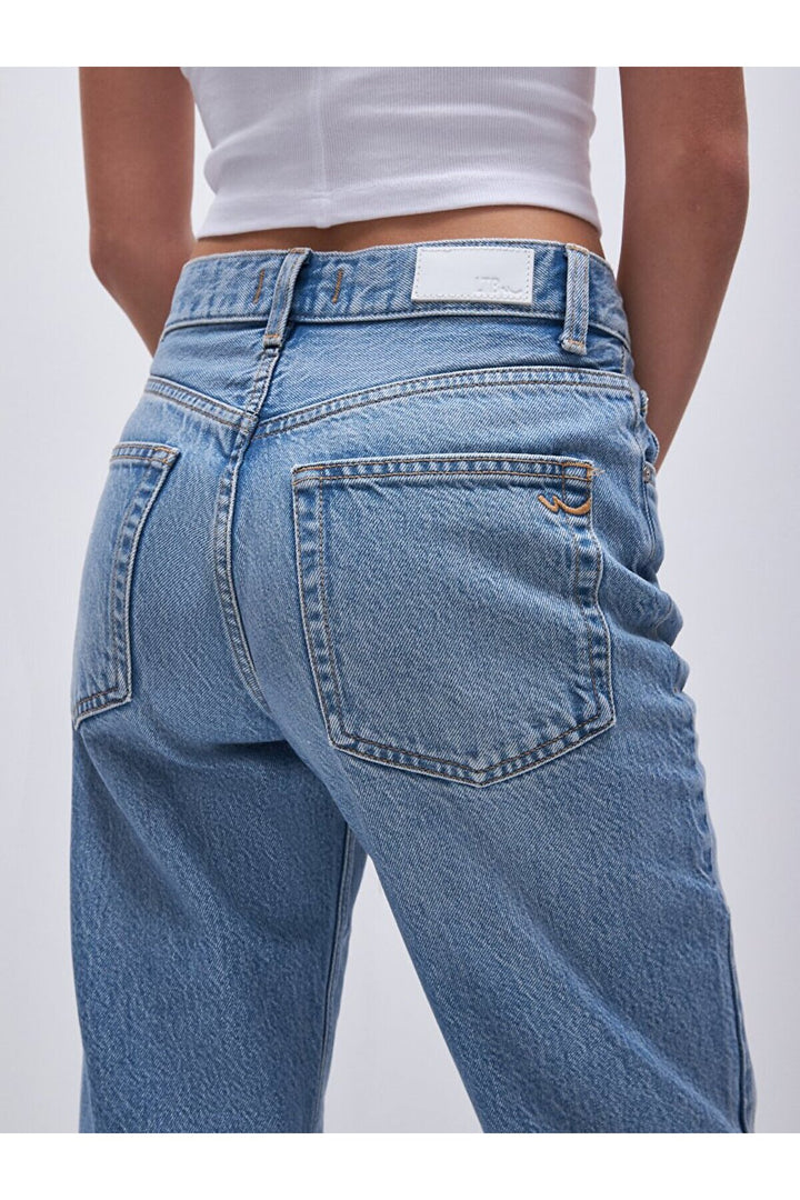 LTB Pantalon en jean coupe droite à taille haute Vanetta