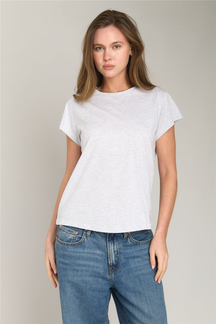 Lovely Things INA Basic Tişört Üst Giyim Pijama Üstü - Beyaz
