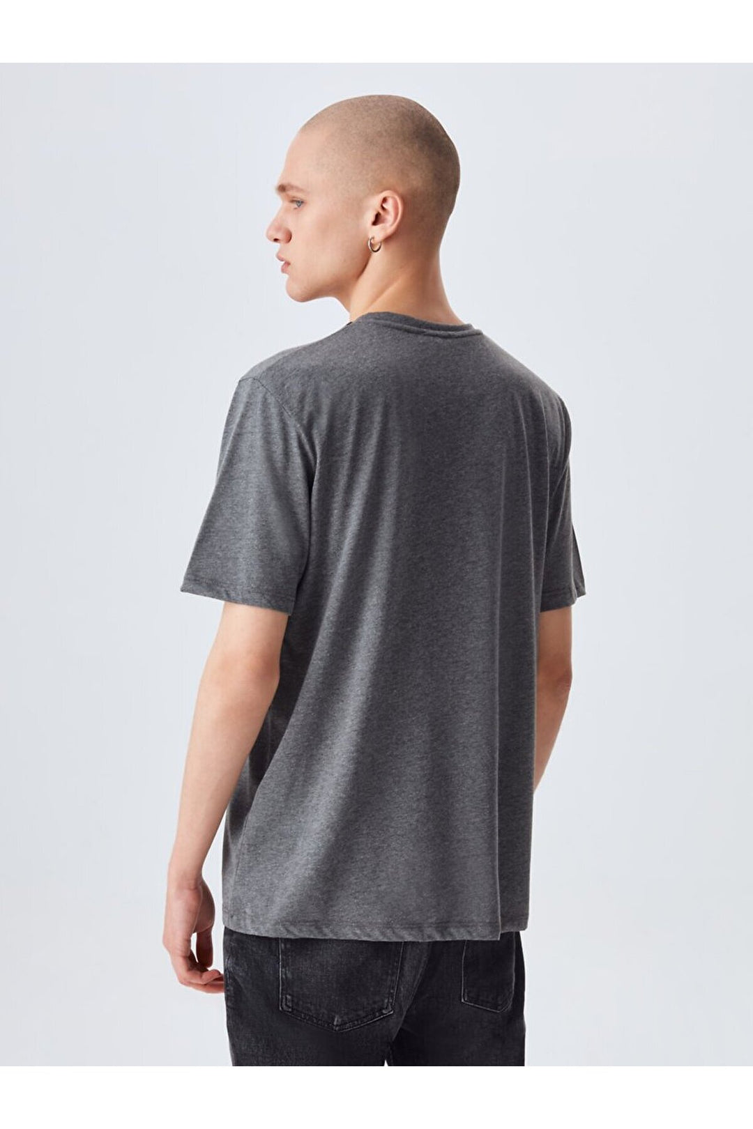 LTB T-shirt à manches courtes Zero Collar Pressure Regular Anthracite