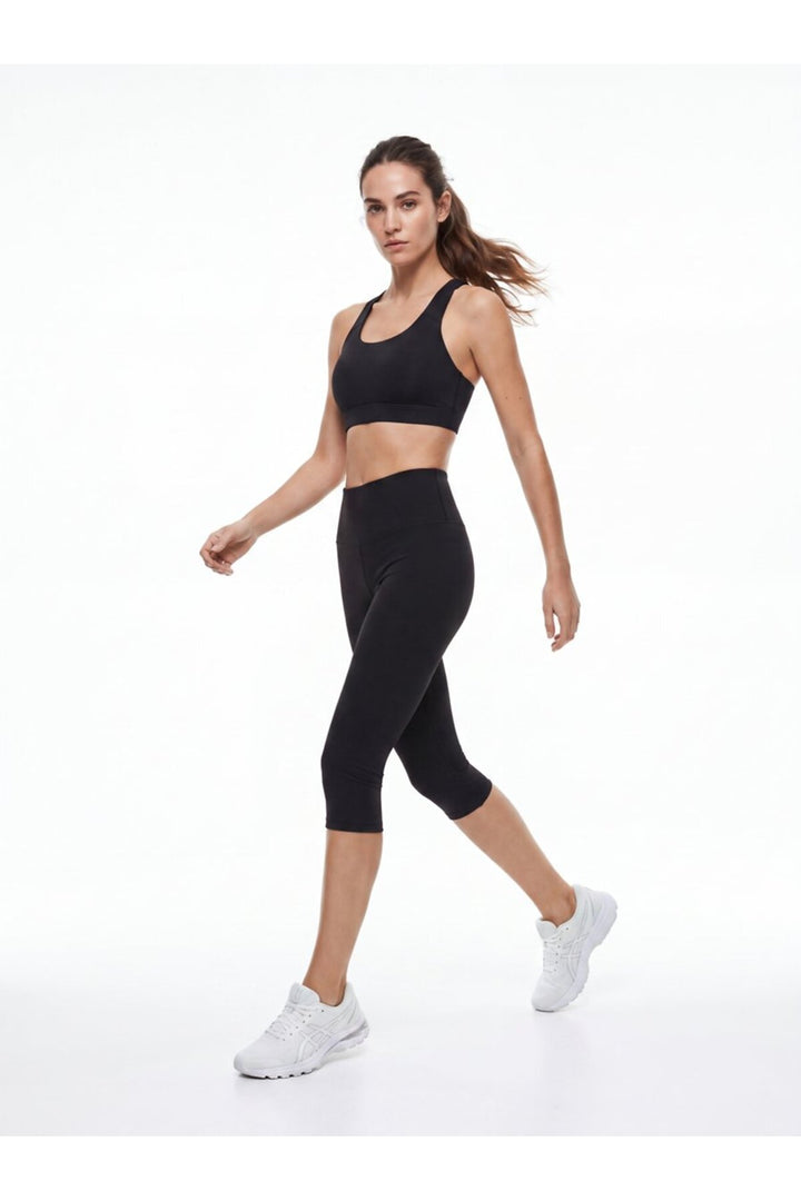 LTB Legging biker noir taille haute - Noir