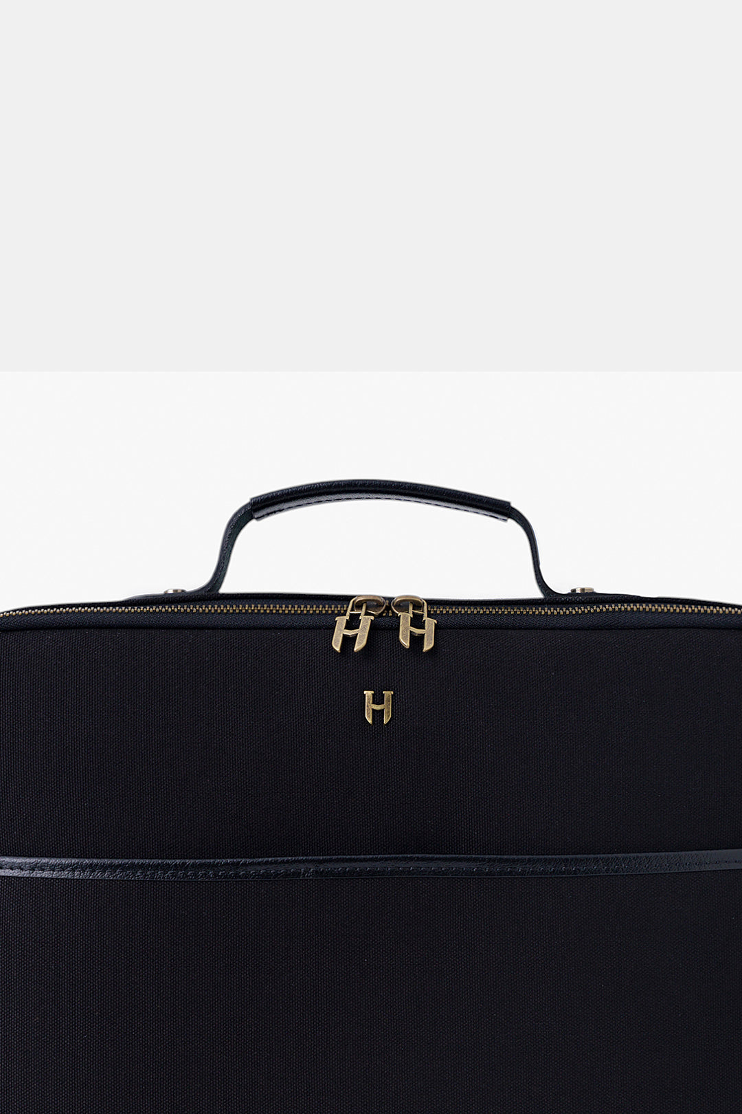 helmbrook Sac pour ordinateur portable Boris en cuir véritable 15,6"à compartiment unique pour homme