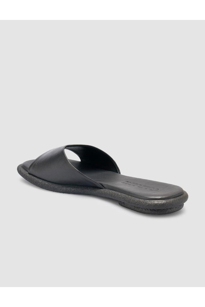 Cabani Shoes %100 Cuir véritable Sandales noires pour femmes - Multicolore