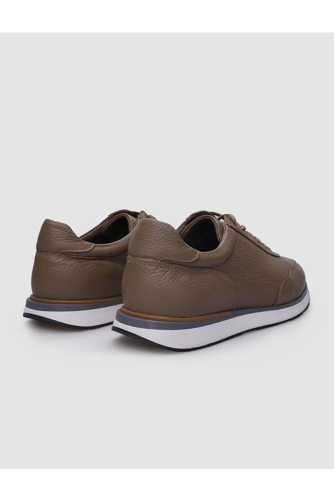 Cabani Shoes %100 Cuir véritable Sneaker homme à lacets en vison - Vison
