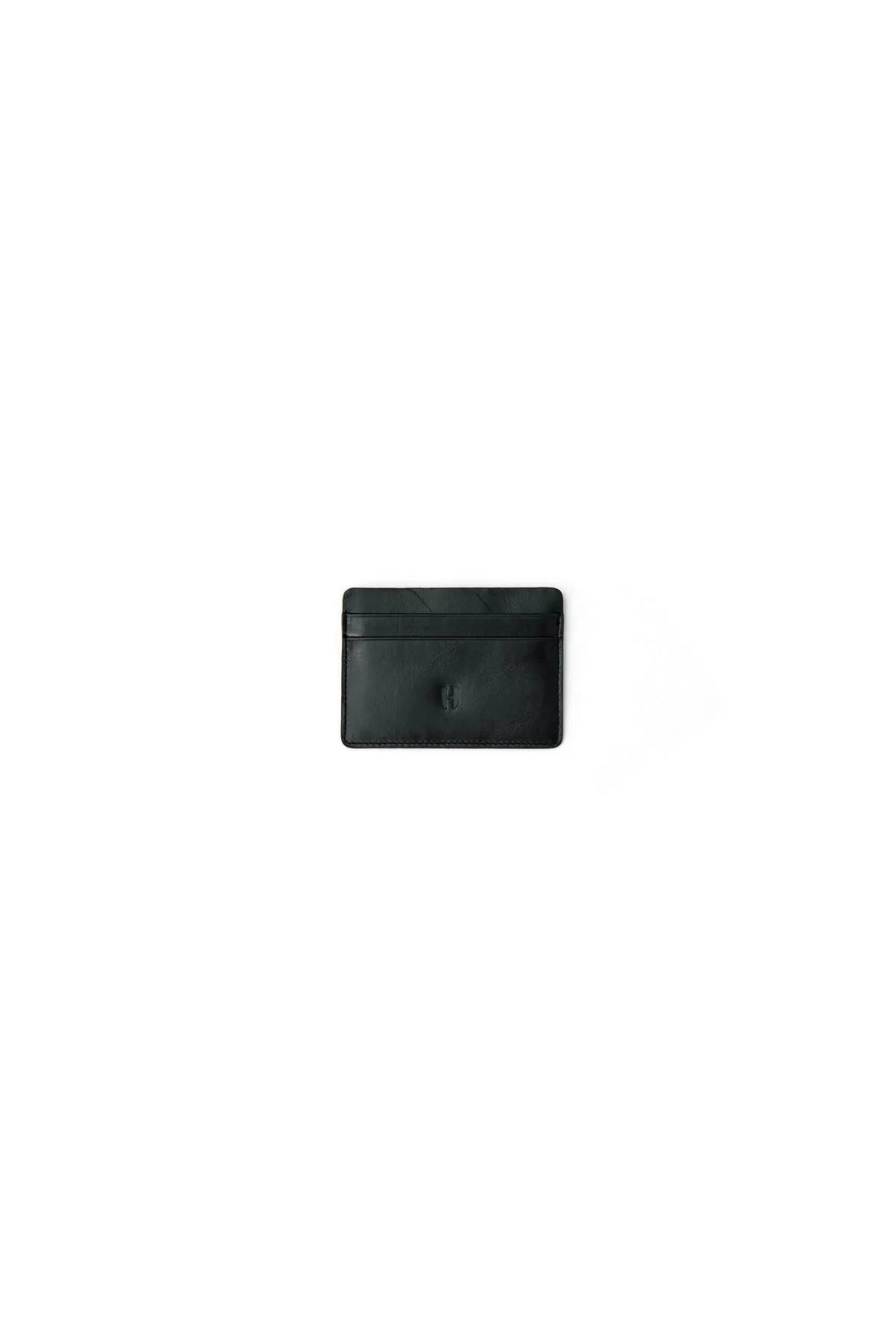 helmbrook Hommes - Cuir véritable - Porte-cartes mince - Protection RFID - Elton - Noir
