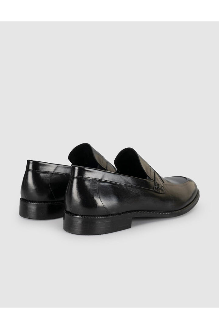 Cabani Shoes Chaussures classiques pour hommes noires avec détails en crocodile - Multicolore