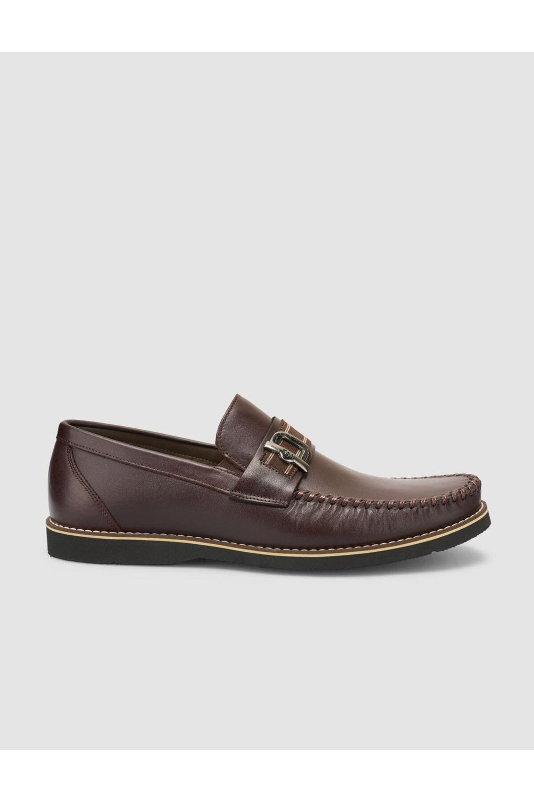 Cabani Shoes %100 Cuir véritable Mocassins pour hommes marron - Marron