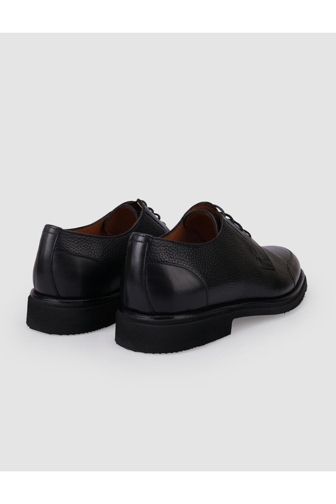 Cabani Shoes Chaussures classiques pour hommes en cuir véritable noir à lacets 100% - Multicolore