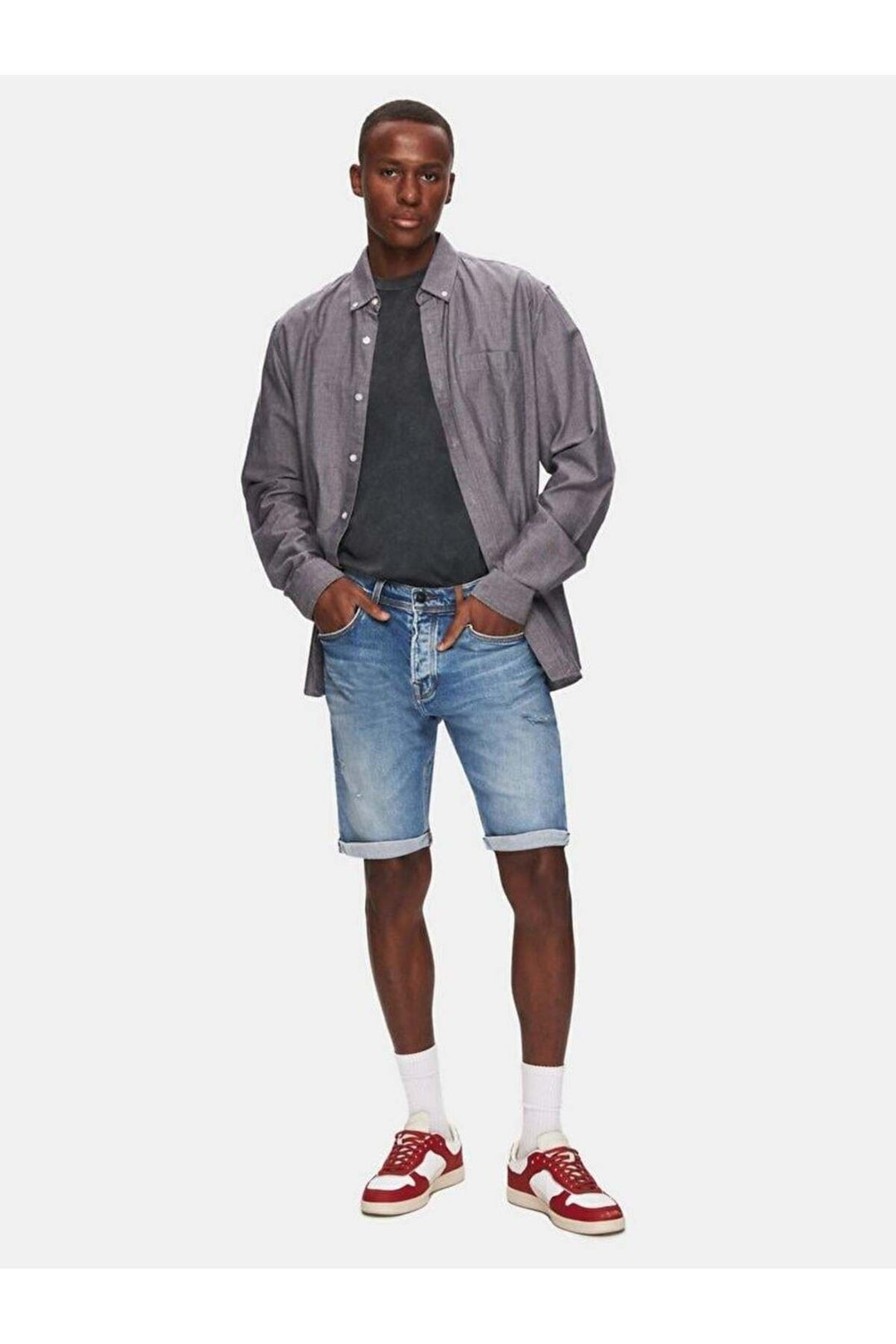 LTB CORVIN ABELLO Short en Jean pour Homme 55627 - Clair Bleu_55627