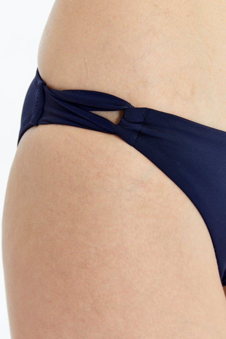 Lovely Things EVE À Côté Bas de Bikini Détail - Bleu marine