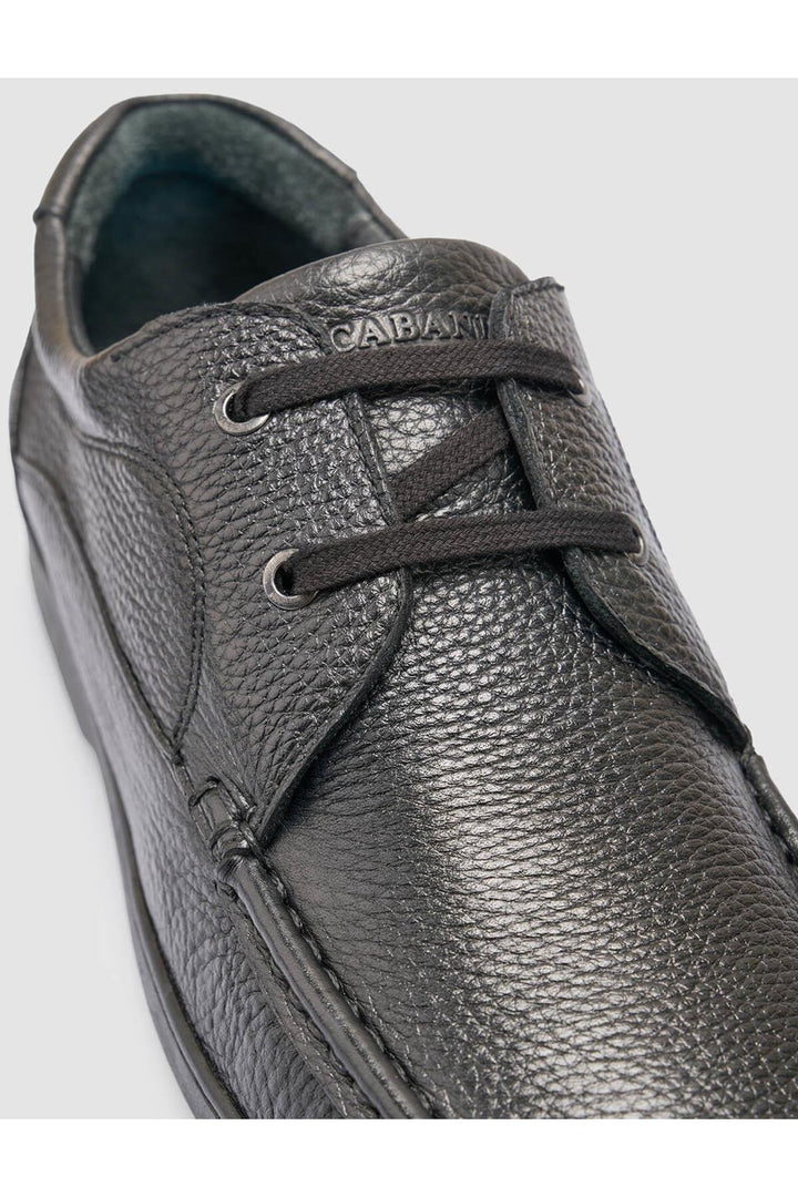 Cabani Shoes Chaussures de ville pour hommes en cuir véritable noir 100% - Multicolore