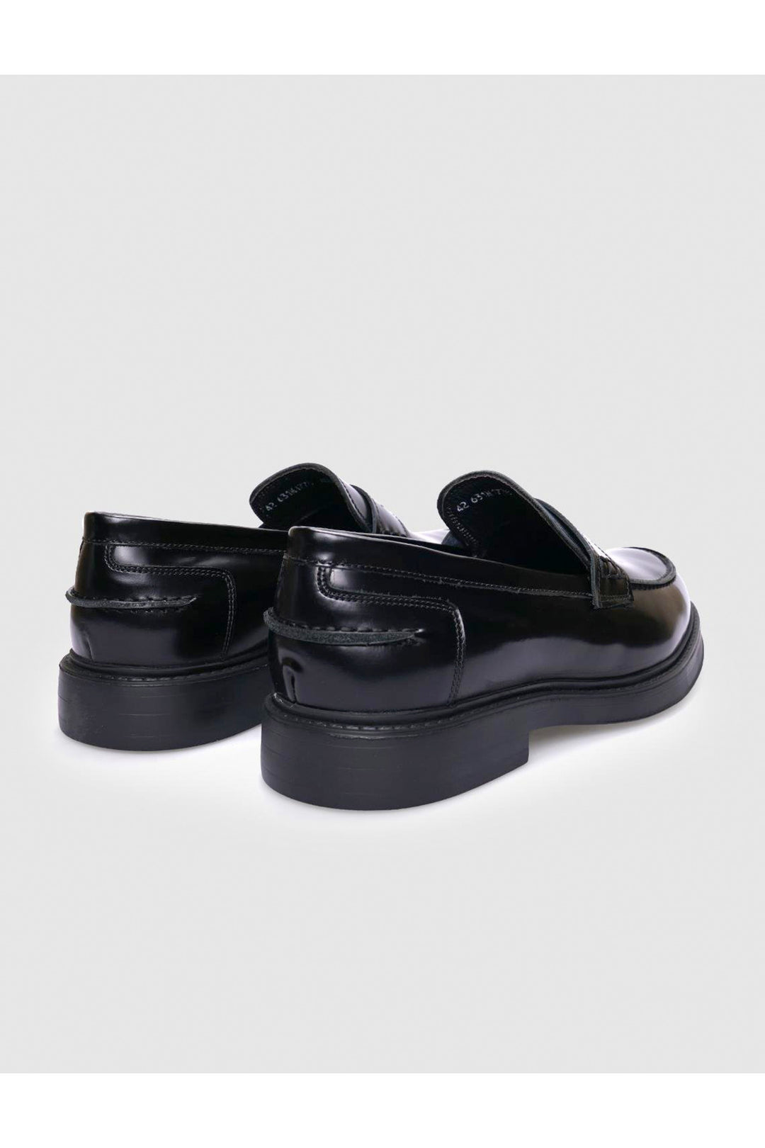 Cabani Shoes Chaussures de ville pour hommes en cuir véritable noir à ouverture 100% cuir. - Multicolore