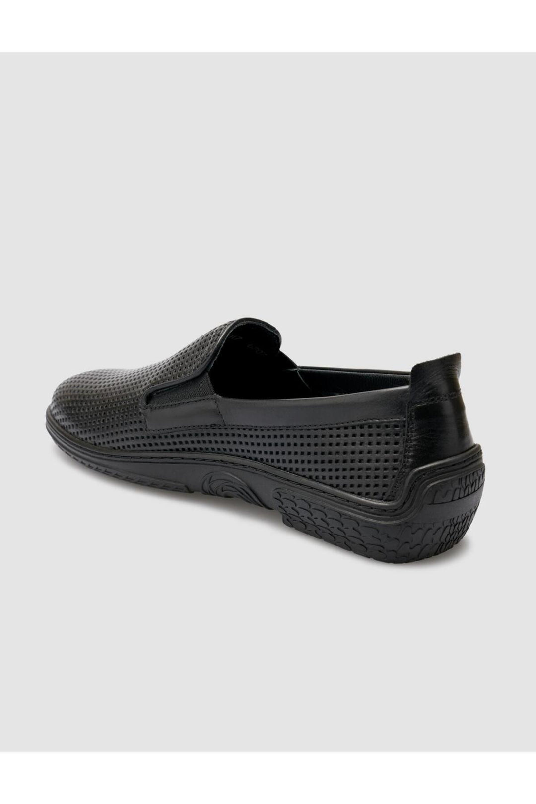 Cabani Shoes %100 Cuir véritable Noir Mocassins pour hommes - Noir